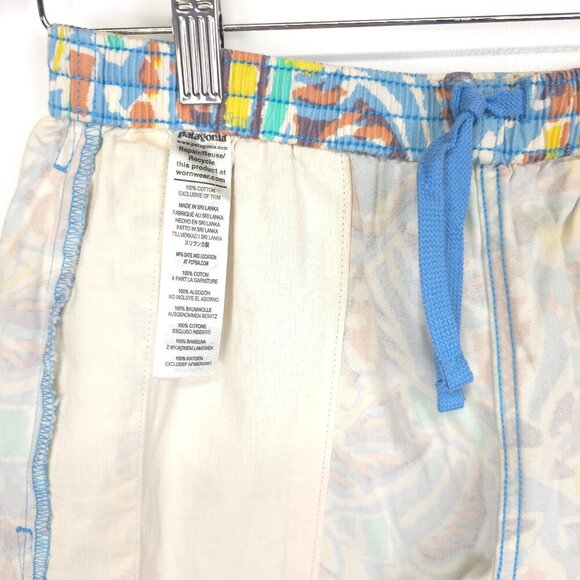 Patagonia Women's Funhoggers Shorts Thriving Planet Lago Blue  XS - Picture 8 of 12